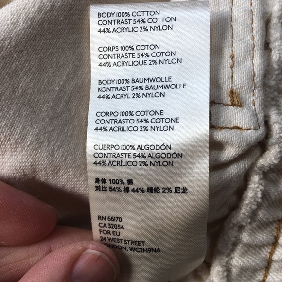 NWOT Free People Loose Thoughts Ivory Denim Jacket - Picture 13 of 15